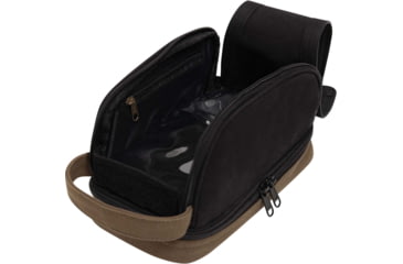 Image of Rothco Deluxe Canvas Travel Kit, Black, 1854-Black