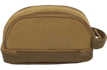 Image of Rothco Deluxe Canvas Travel Kit, Coyote Brown, 1854-CoyoteBrown