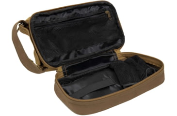 Image of Rothco Deluxe Canvas Travel Kit, Coyote Brown, 1854-CoyoteBrown