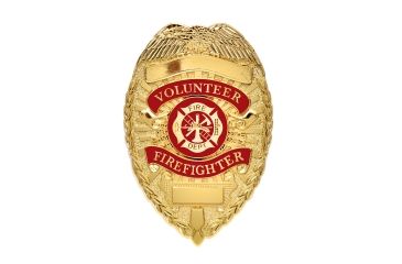 Image of Rothco Deluxe Fire Department Badge, Gold, 1929-Gold