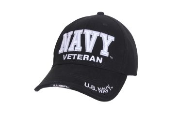 Image of Rothco Deluxe Low Profile Navy Veteran Cap, 3953