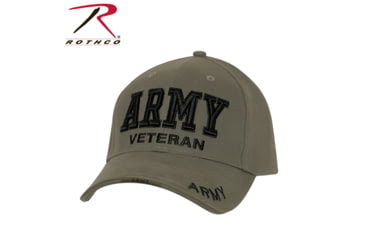 Image of Rothco Deluxe Low Profile Navy Veteran Cap, Olive Drab, Army, 3946-OliveDrab-Army