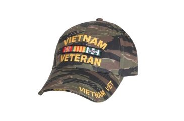 Image of Rothco Deluxe Low Profile Vietnam Tiger Stripe Cap, 9494