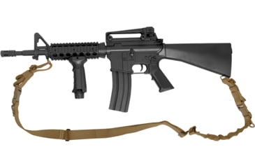 Image of Rothco Deluxe Tactical 2-Point Sling, Coyote Brown, 50.25-64.5in, 46510-CoyoteBrown