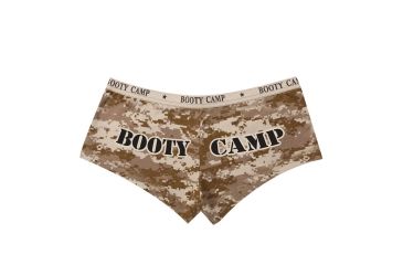 Image of Rothco Desert Digital Camo Booty Camp Booty Shorts &amp; Tank Top, Small, 3973-Bottom-S