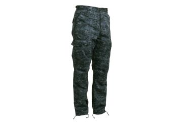 Image of Rothco Digital Camo Tactical BDU Pants, Midnight Digital Camo, XL, 99660-MidnightDigitalCamo-XL