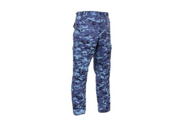 Image of Rothco Digital Camo Tactical BDU Pants, Sky Blue Digital Camo, Small, 99620-SkyBlueDigitalCamo-S
