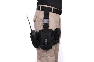 Image of Rothco Drop Leg Utility Rig, Black, 10750-Black