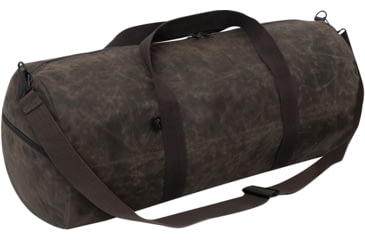 Image of Rothco Waxed Canvas Shoulder Duffle Bag, Brown, 2417-Brown