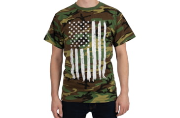 Image of Rothco Folding Slingshot 4767, Woodland Camo, Small, 11047-WoodlandCamo-S