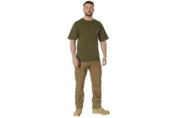 Image of Rothco Full Comfort Fit T-Shirt, Olive Drab, 2XL, 84206-OliveDrab-2XL