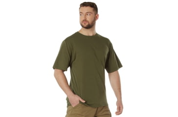 Image of Rothco Full Comfort Fit T-Shirt, Olive Drab, Extra Large, 84205-OliveDrab-XL