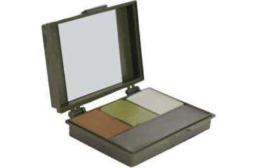 Image of Rothco G.I. All Purpose Face Paint Compact, Light Green/Loam/White/Sand, 83060