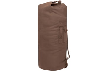 Image of Rothco G.I. Style Canvas Double Strap Duffle Bag, 89.6L, Earth Brown, 36410-EarthBrown