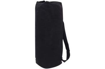 Image of Rothco G.I. Style Canvas Double Strap Duffle Bag, Black, 2485