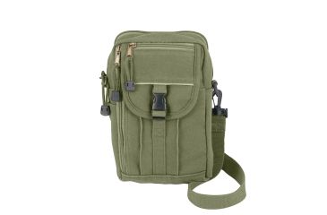 Image of Rothco Heavyweight Canvas Classic Passport Travel Pouch, Olive Drab, 9146-OliveDrab