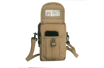 Image of Rothco Heavyweight Classic Canvas Passport Travel Pouch, Coyote Brown, 91460-CoyoteBrown