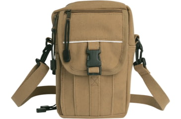 Image of Rothco Heavyweight Classic Canvas Passport Travel Pouch, Coyote Brown, 91460-CoyoteBrown