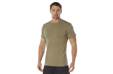 Image of Rothco Heavyweight T-Shirt 5014, AR 670-1 Coyote Brown, XL, 50180-AR670-1CoyoteBrown-XL