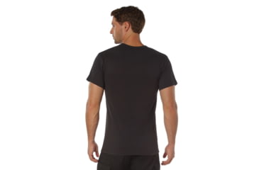 Image of Rothco Heavyweight T-Shirt 5014, Black, M, 50175-Black-M