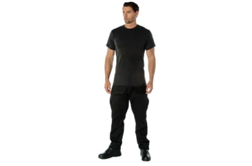 Image of Rothco Heavyweight T-Shirt 5014, Black, M, 50175-Black-M