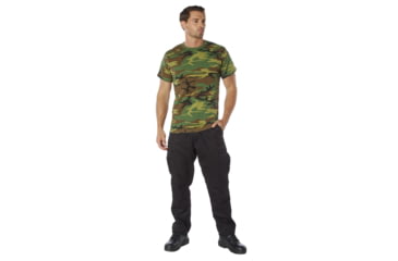 Image of Rothco Heavyweight T-Shirt 5014, Woodland Camo, XL, 50195-WoodlandCamo-XL
