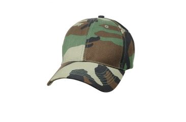 Image of Rothco Kids Camo Low Profile Cap, Woodland Camo, 9600-WoodlandCamo