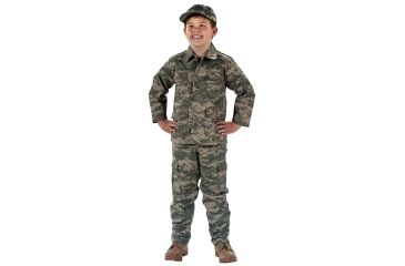 Image of Rothco Digital Camo BDU Shirt - Kid's, Small, ACU Digital Camo, 66210-060