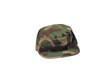 Image of Rothco Kids Military Fatigue Cap, Woodland Camo, Medium, 9406-WoodlandCamo-M