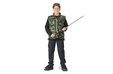 Image of Rothco Ranger Vest - Kid's, Small, Woodland Camo, 8555-519