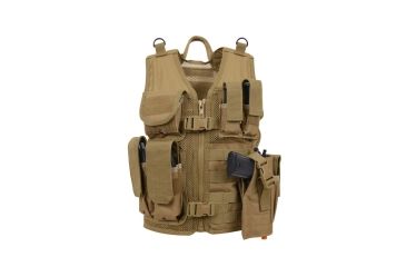 Image of Rothco Kids Tactical Cross Draw Vest, Coyote Brown, 5293-CoyoteBrown
