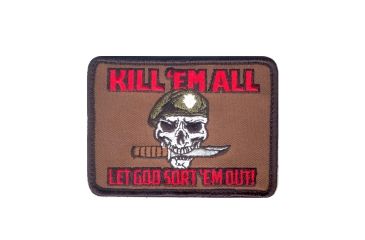Image of Rothco Kill Em All Let God Sort Em Out Morale Patch, 73197