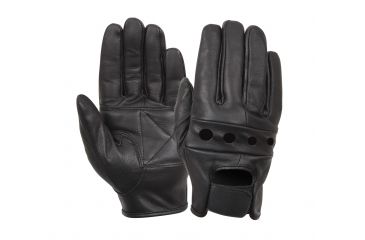Image of Rothco Leather Motorcycle Gloves, Small, 4418-S