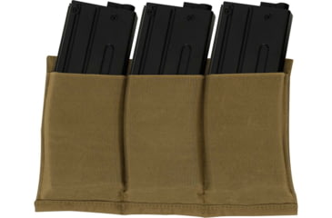 Image of Rothco Lightweight 3Mag Elastic Retention Pouch, Coyote Brown, One Size, 5956-CoyoteBrown-OneSize