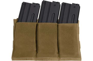 Image of Rothco Lightweight 3Mag Elastic Retention Pouch, Coyote Brown, One Size, 5956-CoyoteBrown-OneSize