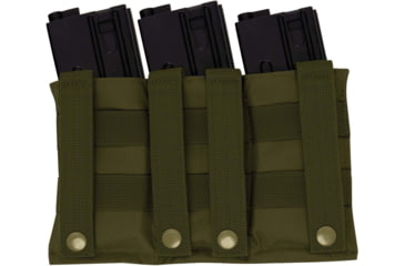 Image of Rothco Lightweight 3Mag Elastic Retention Pouch, Olive Drab, One Size, 5956-OliveDrab-OneSize