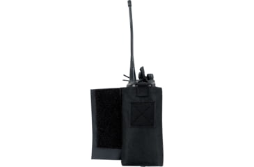 Image of Rothco Lightweight Armor Carrier Vest Side Radio Pouch Set, Black, 5733