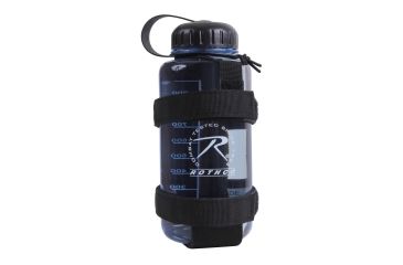 Image of Rothco Lightweight MOLLE Bottle Carrier, Black, 2110-Black