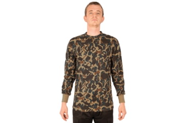 Image of Rothco Long Sleeve Henley T-Shirt - Mens, Fred Bear Camo, Small, 21050-FredBearCamo-S