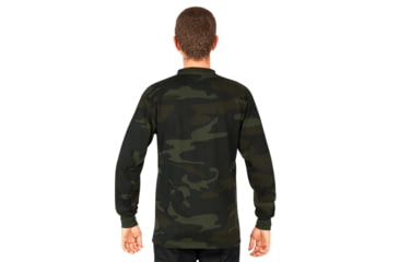 Image of Rothco Long Sleeve Henley T-Shirt - Mens, Midnight Woodland Camo, Extra Large, 21045-MidnightWoodlandCamo-XL