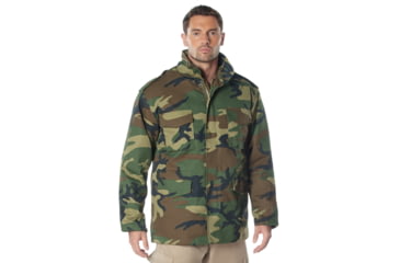 Image of Rothco M-65 Camo Field Jacket, Woodland Camo, 5XL, 8431-WoodlandCamo-5XL