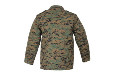 Image of Rothco M-65 Camo Field Jacket, Woodland Digital Camo, Extra Small, 8590-WoodlandDigitalCamo-XS
