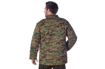 Image of Rothco M-65 Camo Field Jacket, Woodland Digital Camo, Extra Small, 8590-WoodlandDigitalCamo-XS