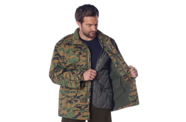 Image of Rothco M-65 Camo Field Jacket, Woodland Digital Camo, Extra Small, 8590-WoodlandDigitalCamo-XS