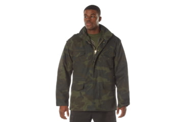 Image of Rothco M-65 Camo Field Jacket, S, Camo, 12085-MidnightWoodlandCamo-S