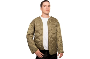 Image of Rothco M-65 Field Jacket Liner - Mens, Coyote Brown, Extra Large, 82920-CoyoteBrown-XL