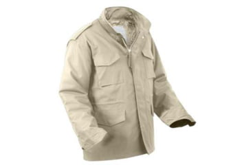 Image of Rothco M-65 Field Jacket - Mens, Khaki, Small, 8254-Khaki-S