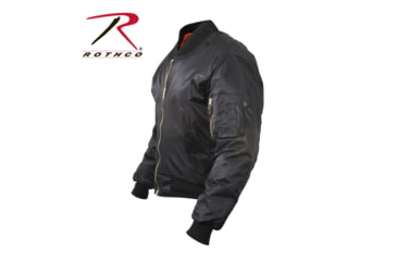 Image of Rothco MA-1 Flight Jacket, Navy Blue, 2XS, 7325-NavyBlue-XXS
