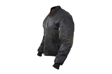 Image of Rothco MA-1 Flight Jacket, Black, M, 7324-Black-M