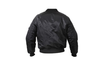 Image of Rothco MA-1 Flight Jacket, Black, M, 7324-Black-M